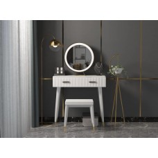 Dressing Table + Stool (White)