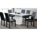Long Marble Dining Table Set ( 1+6 ) 