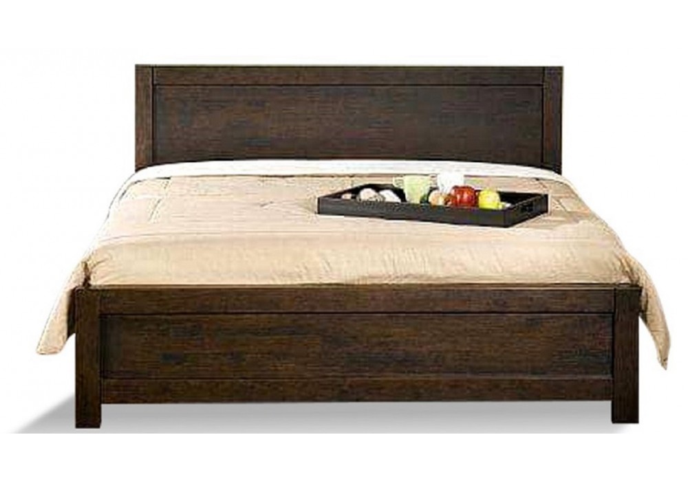 Simple & Solid Look Wooden Bed  