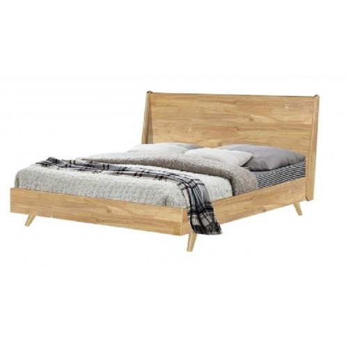 Retro Design Wooden Bed