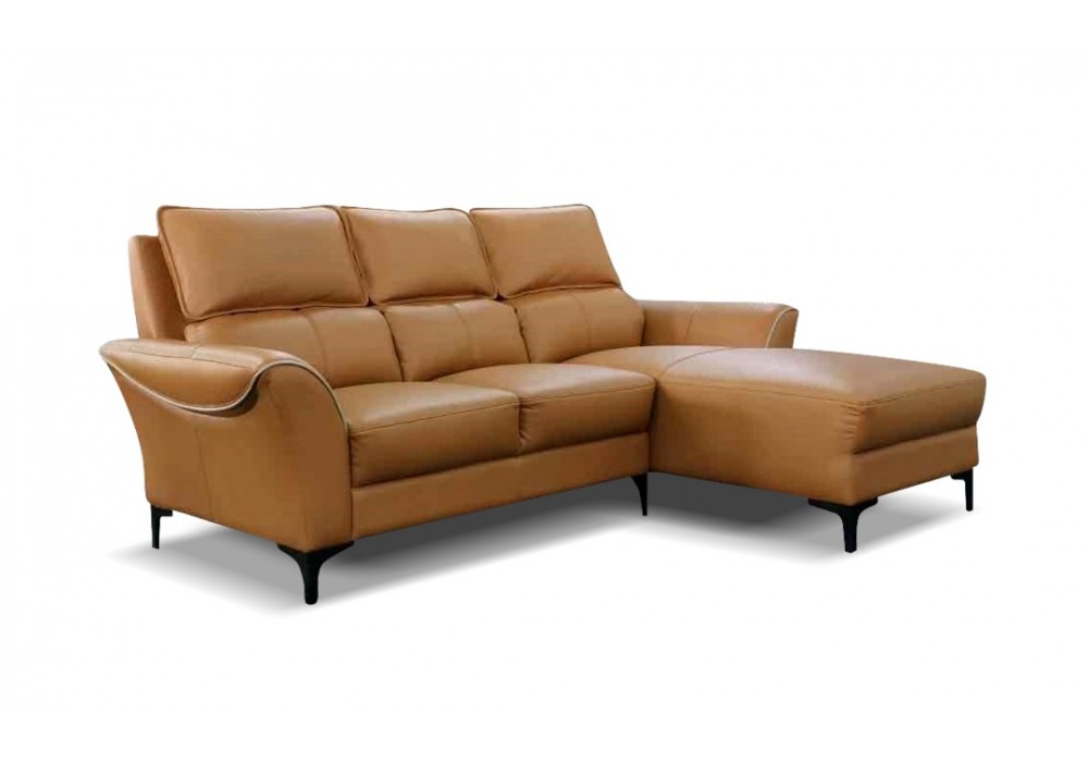 3L Half Leather Sofa 