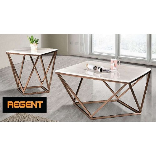 CT-21 Marble Coffee Table Set
