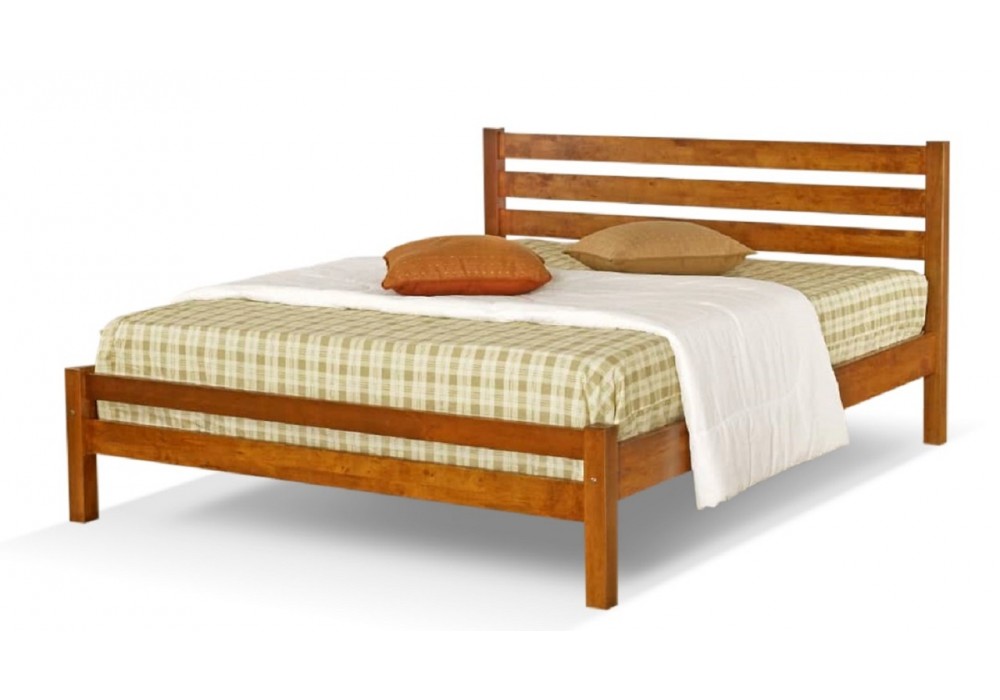 Simple Design Wooden Bed 