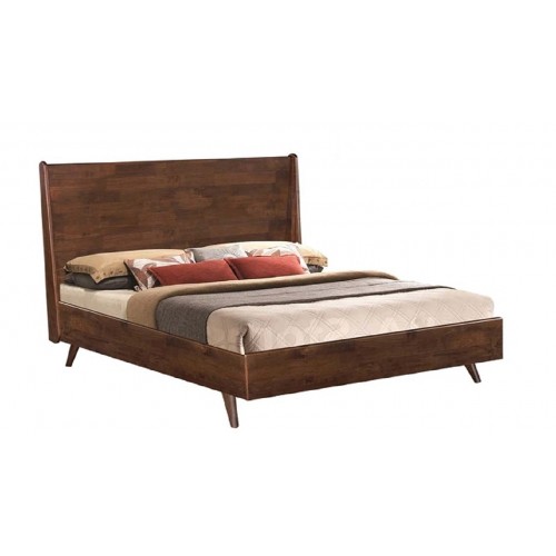 Retro Design Wooden Bed