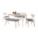 Hino Dining Set ( 1+1+4 ) 