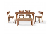 Evergreen Dining Set ( 1+1+4 ) 