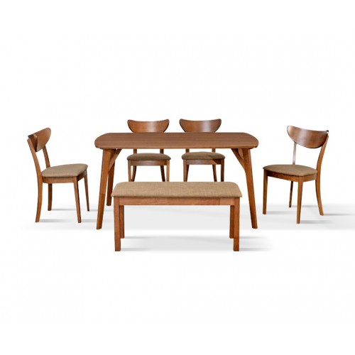 Evergreen Dining Set ( 1+1+4 )