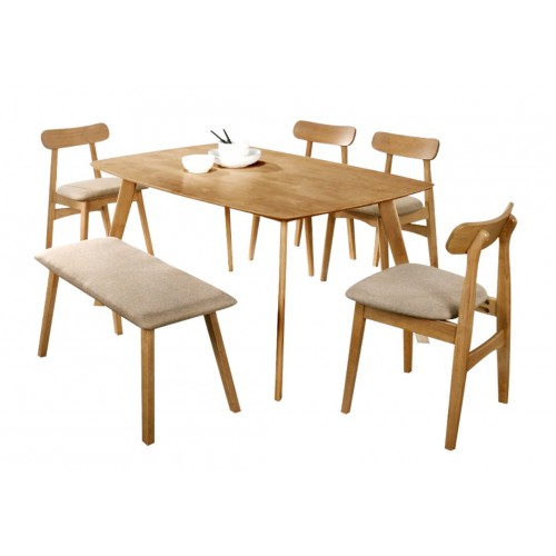 Tenza Dining Set ( 1+1+4 )